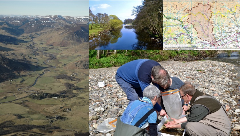 The River Ericht catchment and volunteers from the Ericht SmartRivers project
