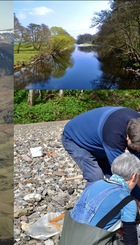 The River Ericht catchment and volunteers from the Ericht SmartRivers project