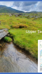 restored limestone grassland, ex-forestry, near Schiehallion; PNCP logo and map